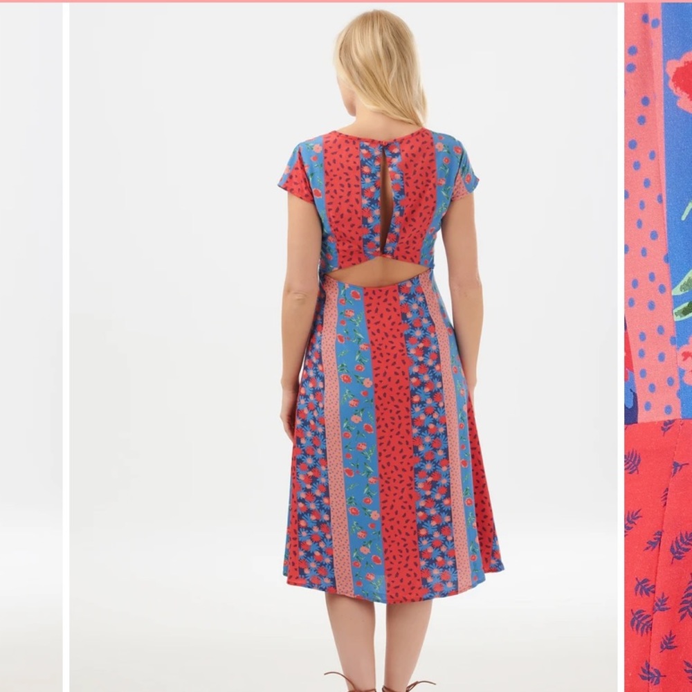 NWT Sugarhill Brighton Modcloth Floral Midi - Picture 3 of 6